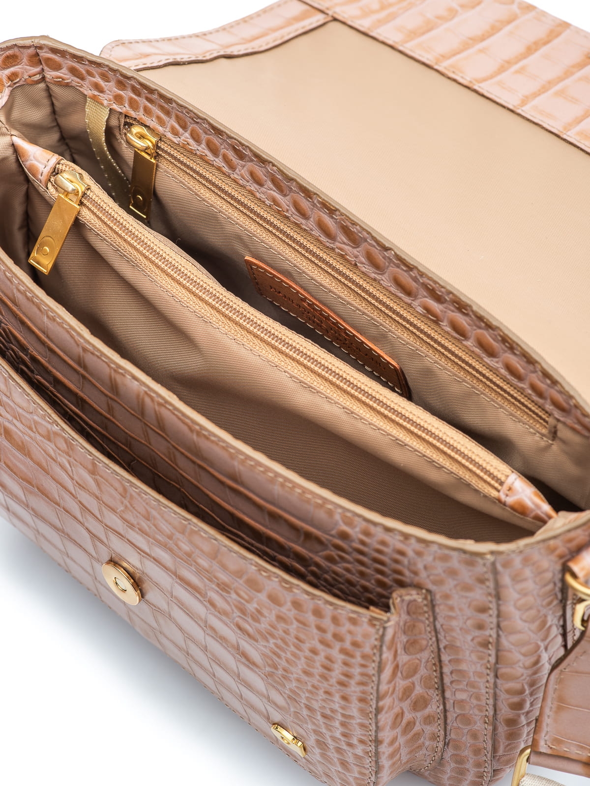 MADELINE pudrowa skórzana torebka damska duża