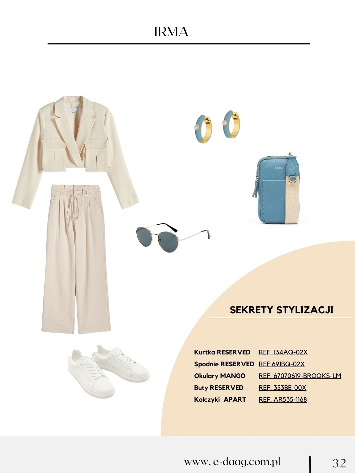 IRMA baby blue torebka na telefon i portfel torebeczka na telefon SREBRNE OKUCIA