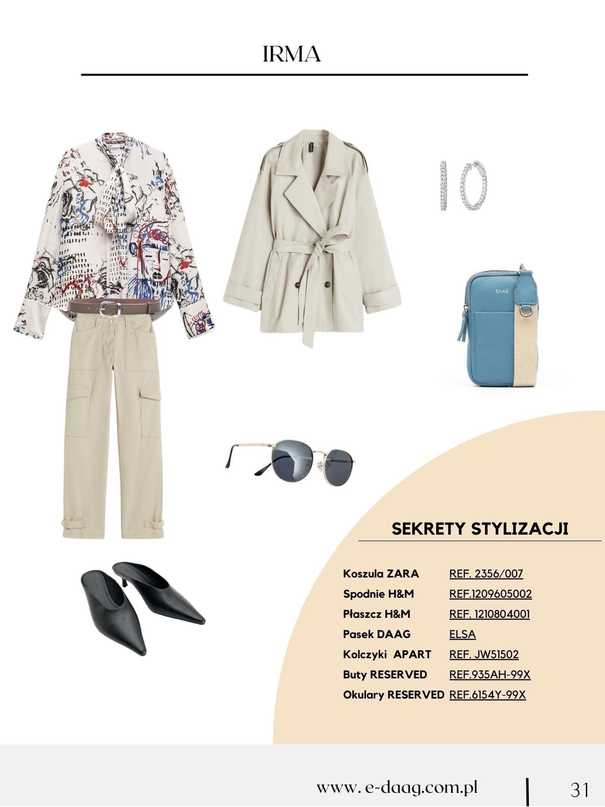 IRMA baby blue torebka na telefon i portfel torebeczka na telefon SREBRNE OKUCIA