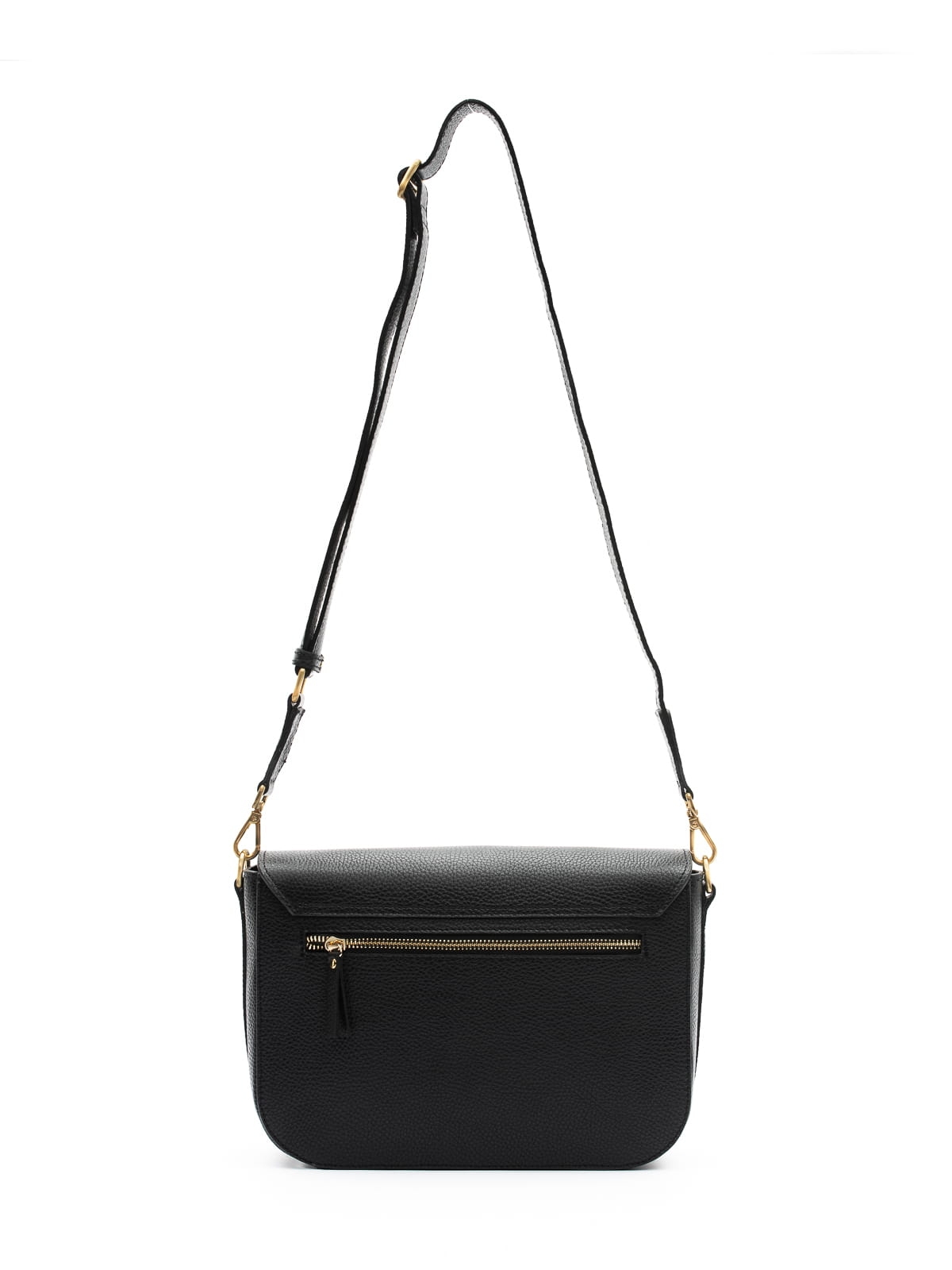 MADELINE czarna groszek skórzana torebka damska duża