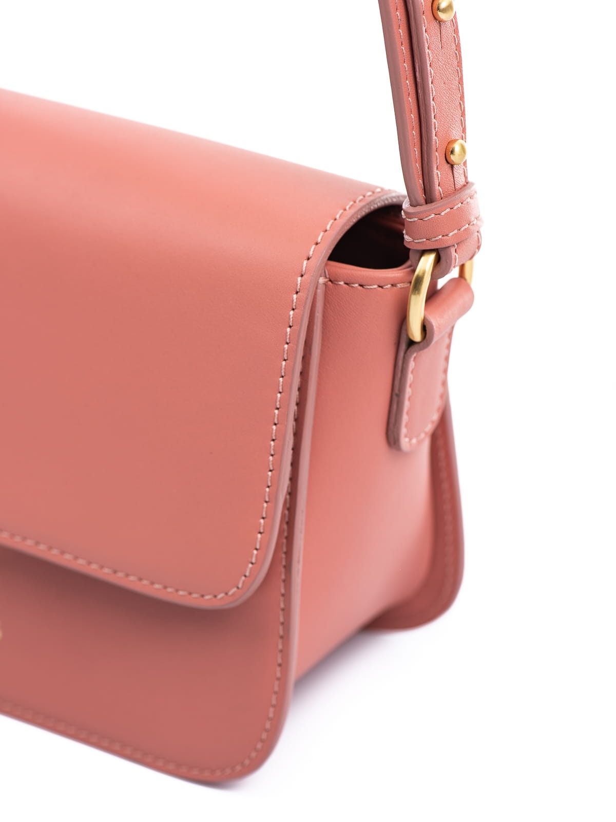 TRACY różowa mała damska skórzana listonoszka torba na ramię