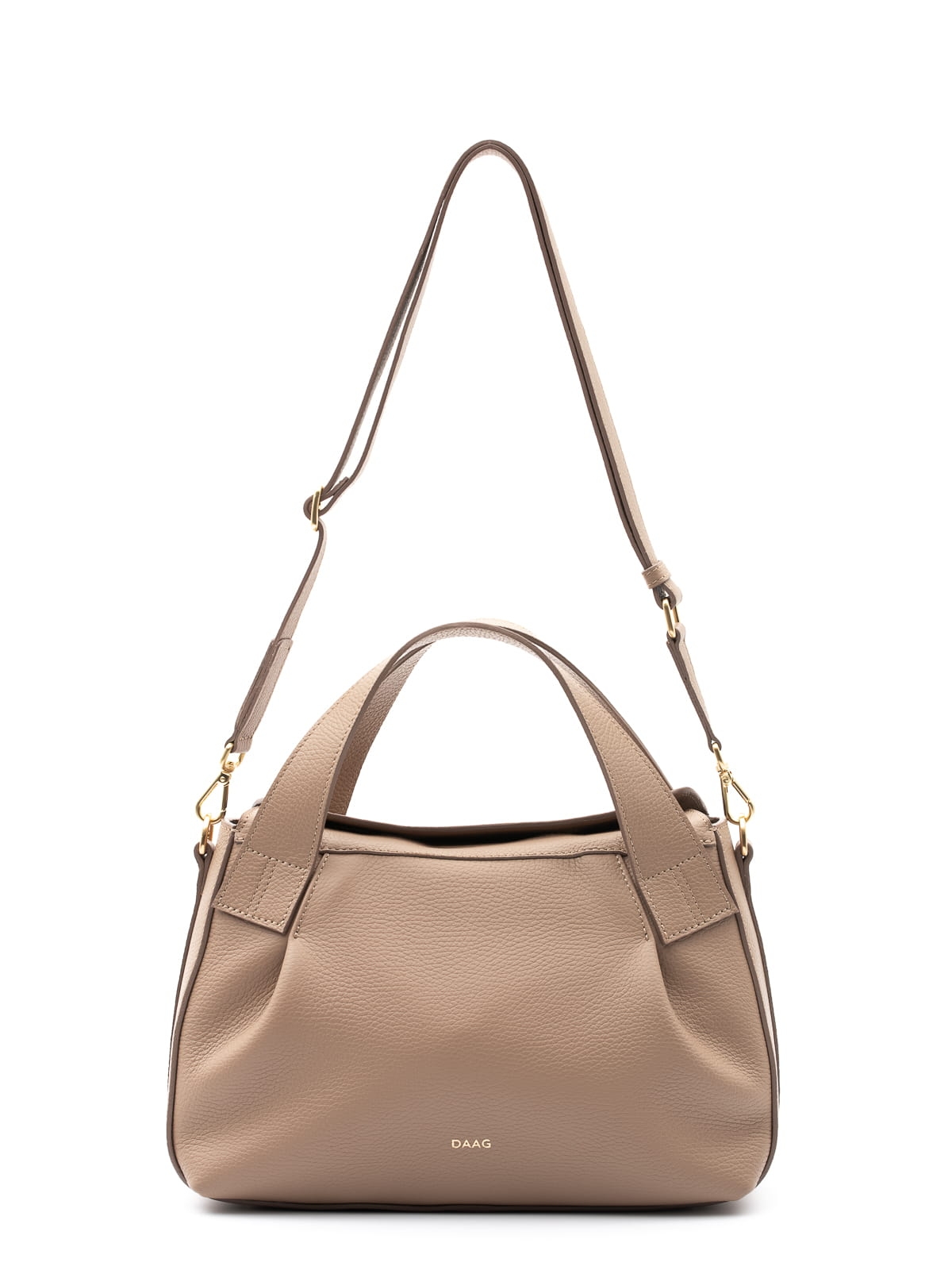 duża torebka beżowa damska skórzana