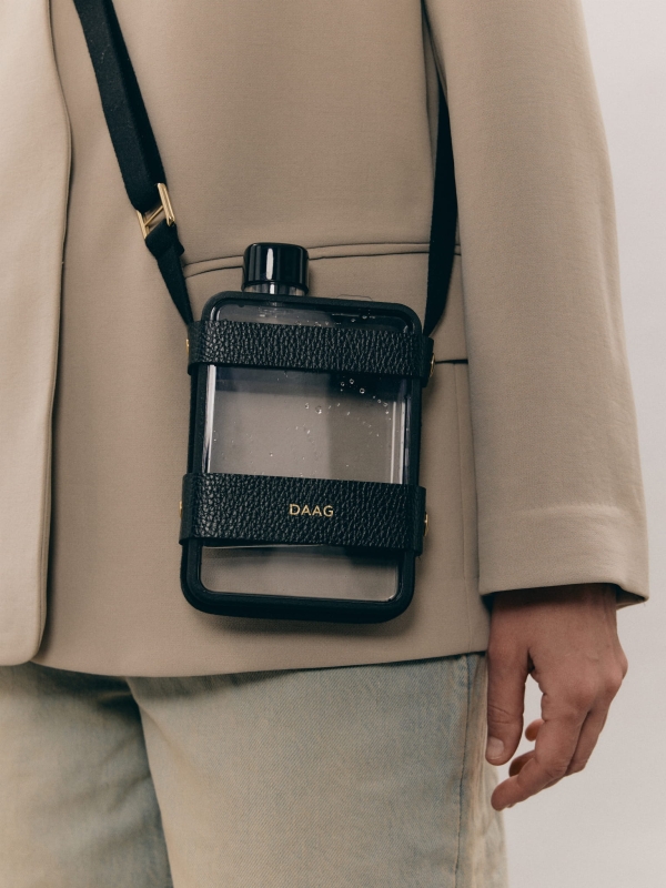 MIZUU czarna butelka na wodę daag