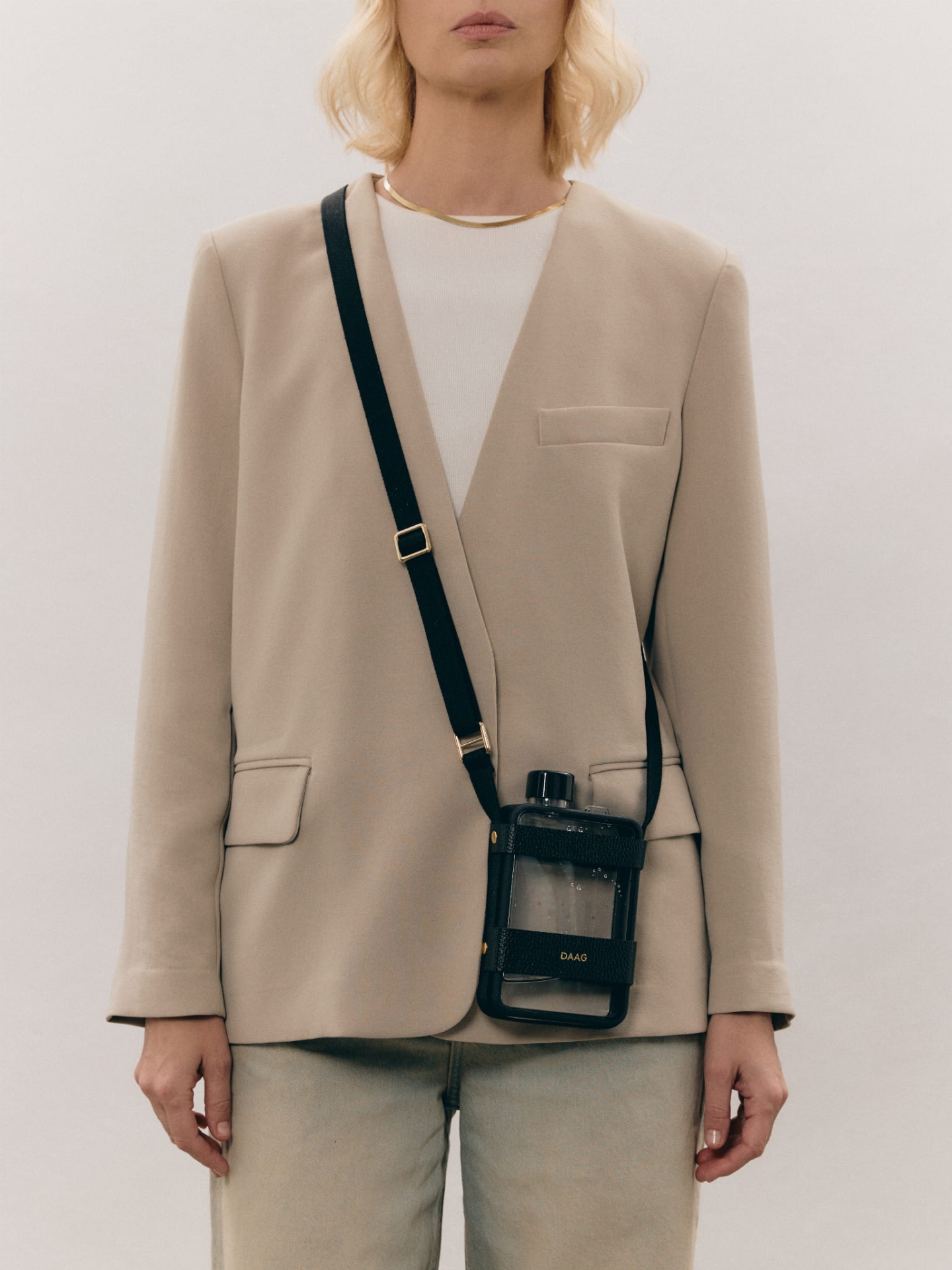 MIZUU czarna butelka na wodę daag