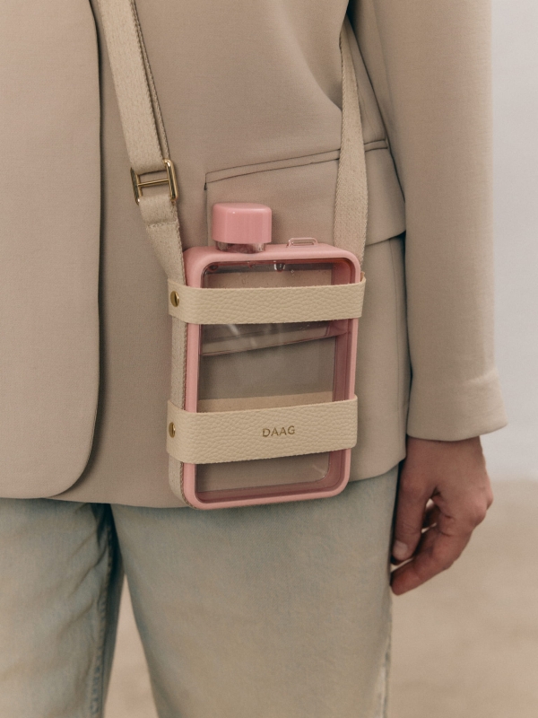 MIZUU różowa butelka na wodę daag