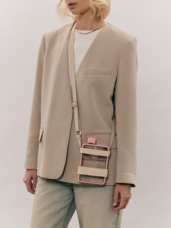 MIZUU różowa butelka na wodę daag