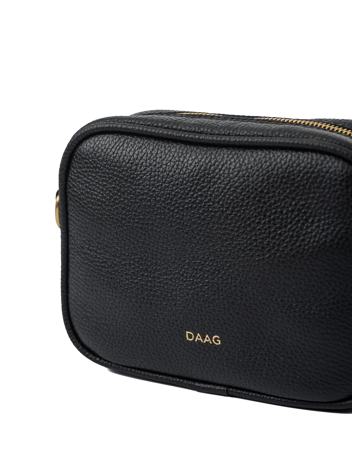 BETTY czarna mała skórzana torebka damska listonoszka