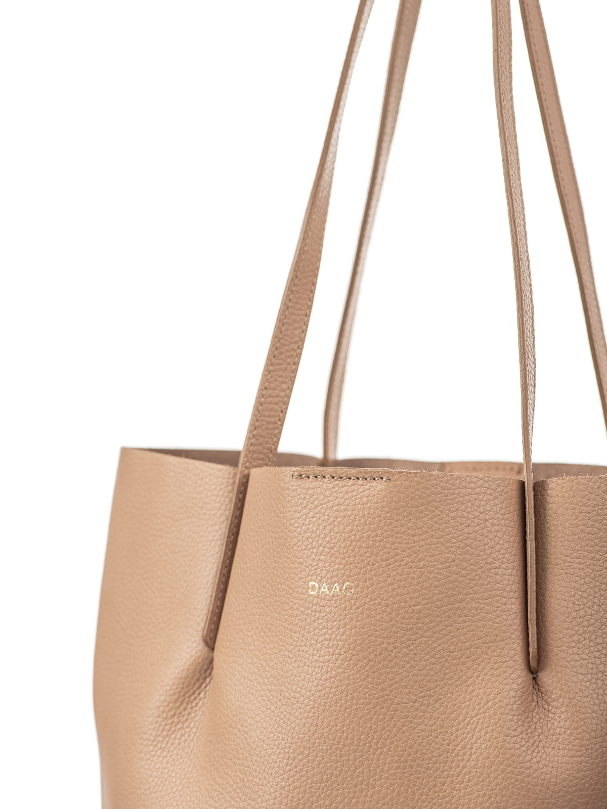 BLANKA beżowa latte torba shopper damska duża skórzana latte shopperka.JPG