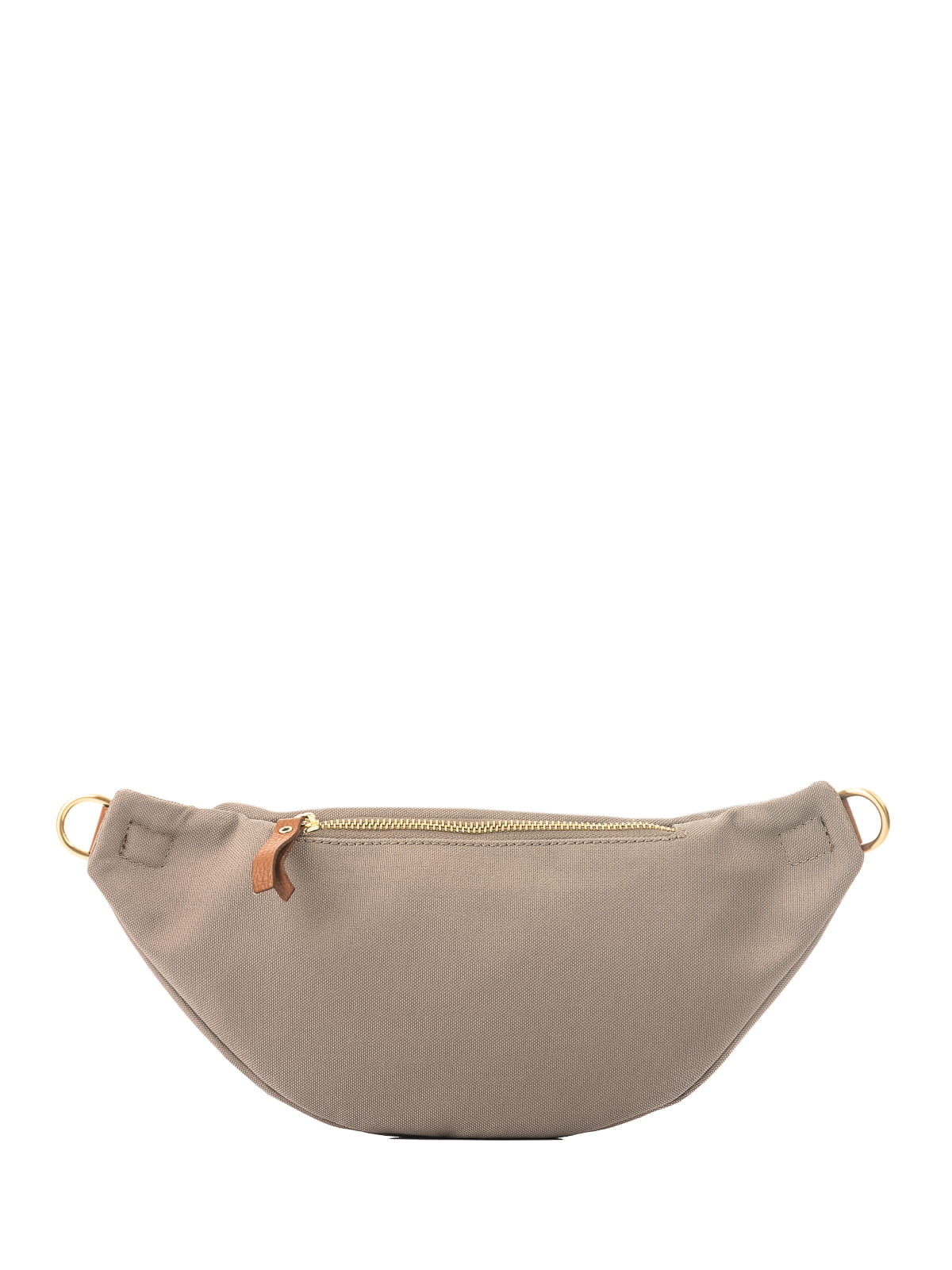 LARISSA koniak beżowa tkanina duża damska nerka saszetka torebka.JPG