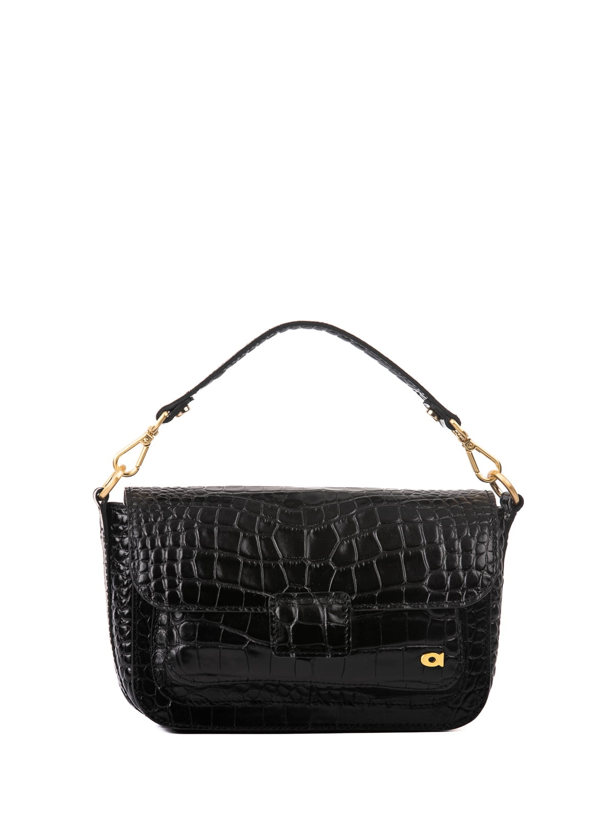 MINI MADELINE czarna skórzana mała torebka damska na ramię  .JPG