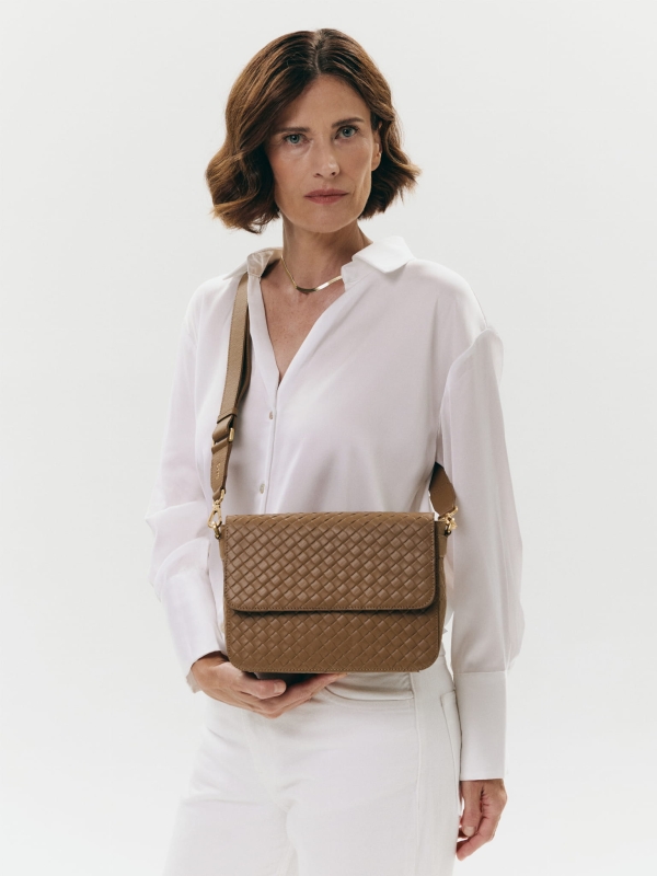 MARIA beżowa skórzana torebka damska listonoszka torba na ramię.jpg