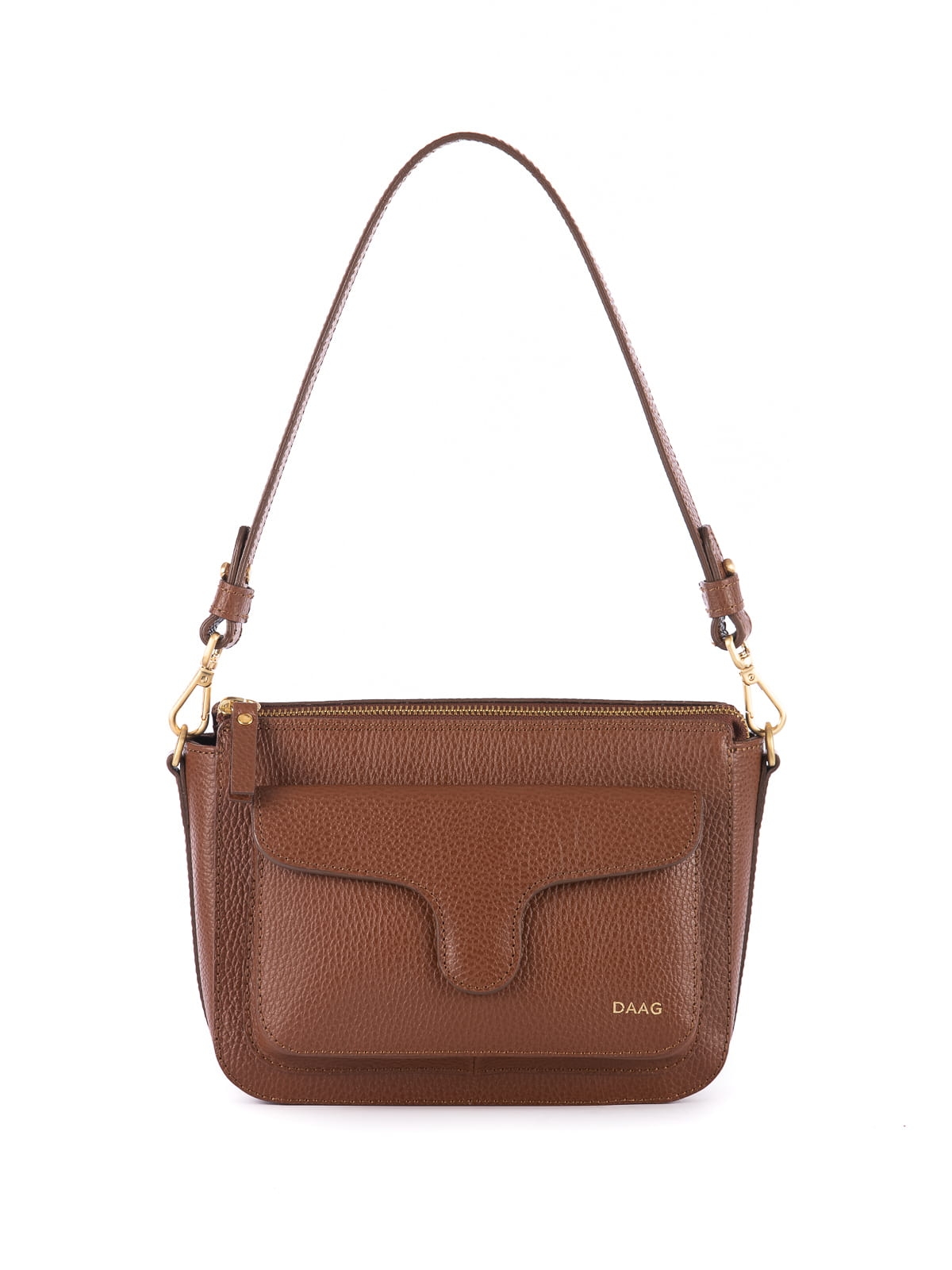 Mini Marlotte koniakowa skórzana torebka damska listonoszka torba na ramię.jpg