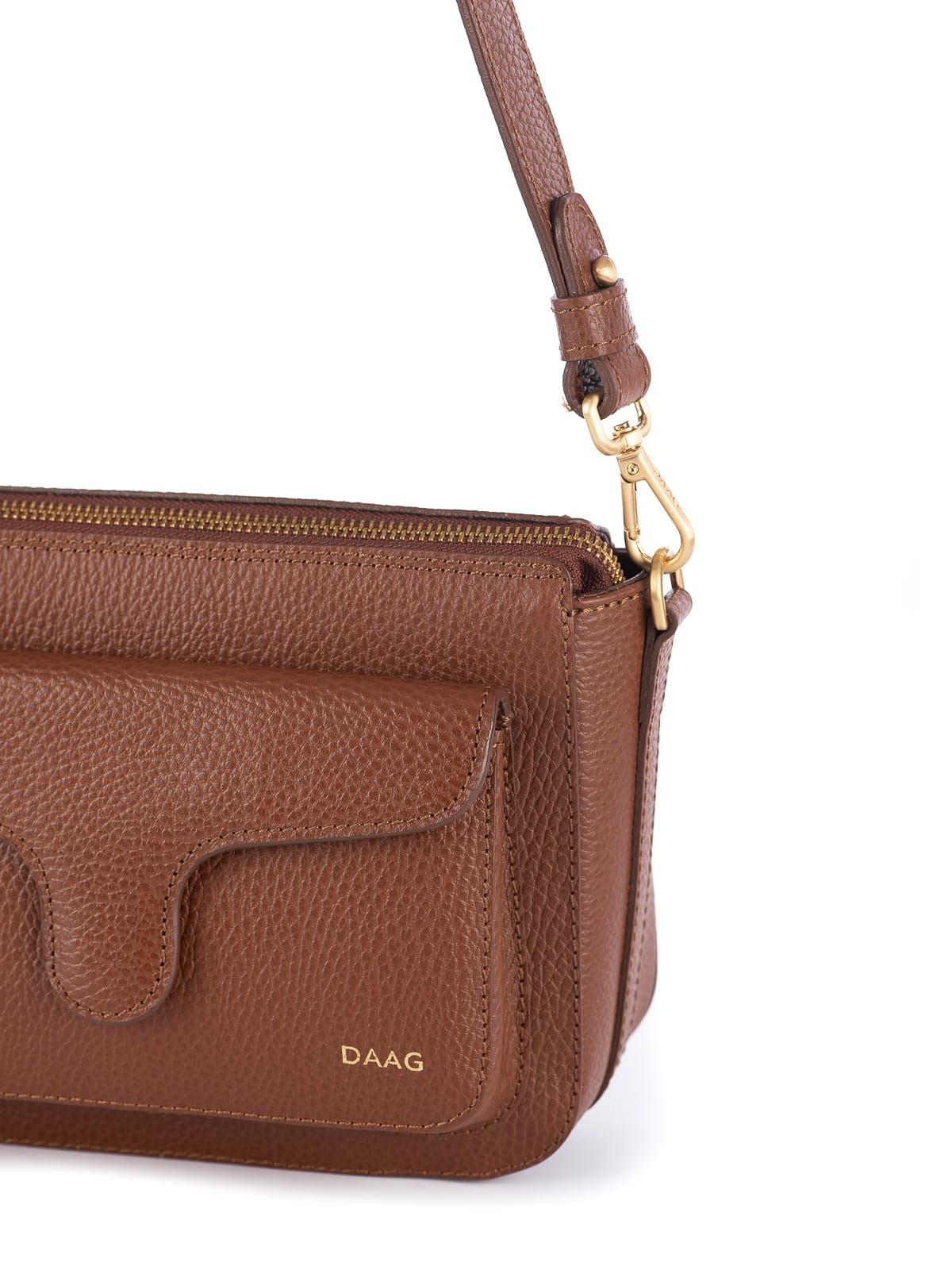 Mini Marlotte skórzana torebka koniak damska listonoszka torba na ramię.jpg