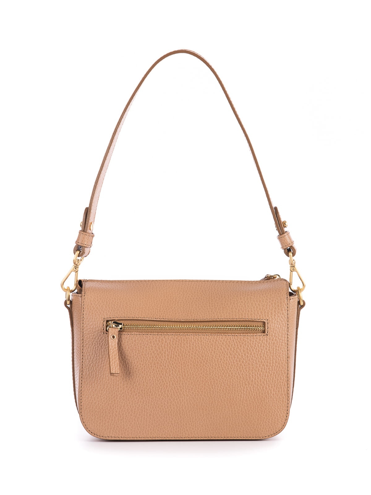 Mini Marlotte skórzana torebka damska beż listonoszka torba na ramię.jpg