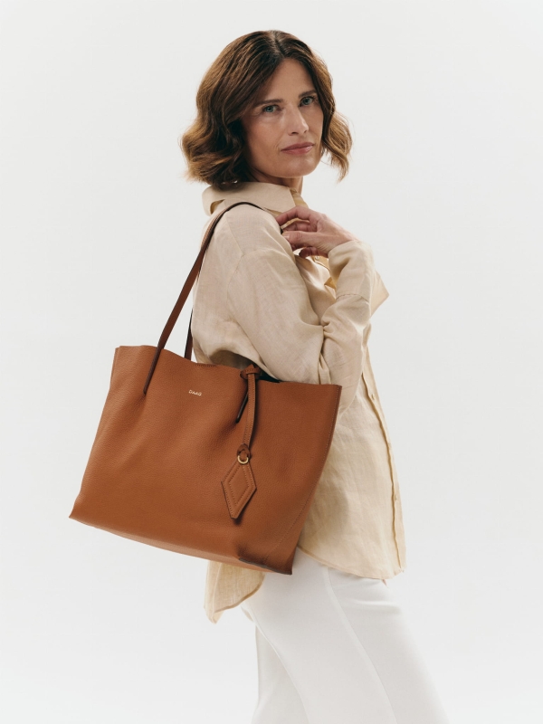 CLAIR torba koniak shopper damska duża skórzana shopperka.jpg