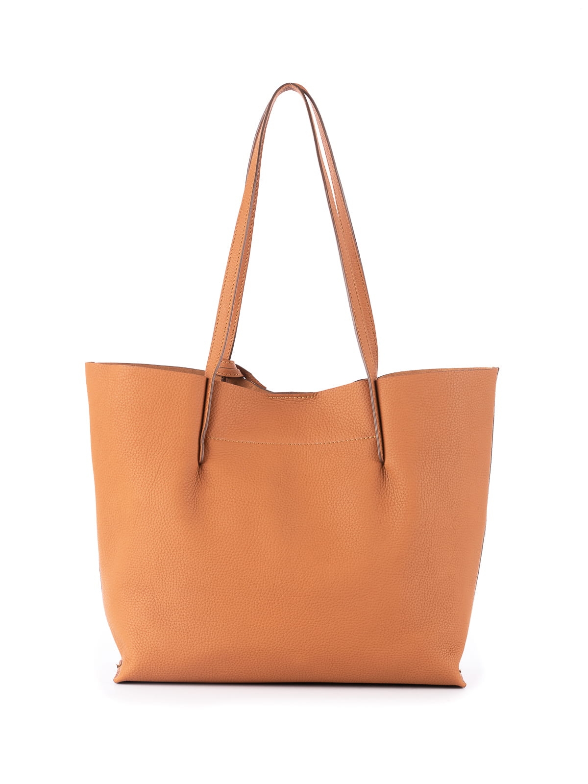 CLAIR torba shopper damska duża skórzana shopperka koniak.jpg