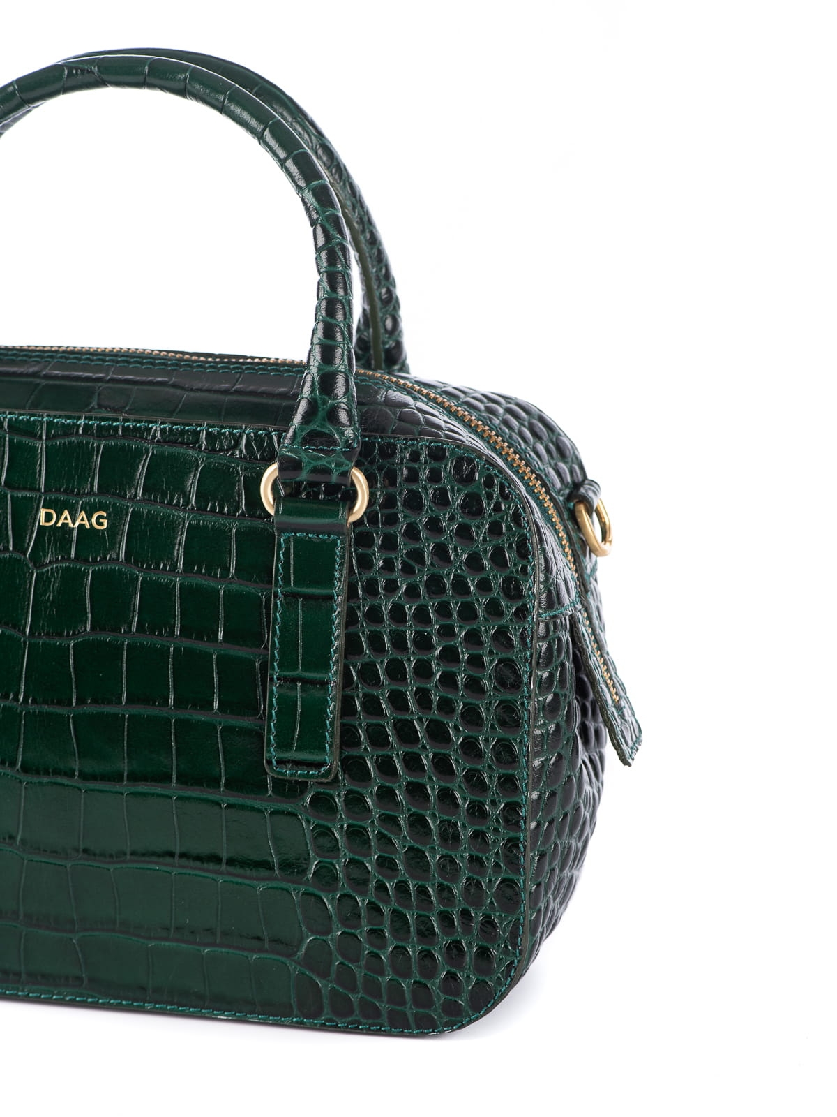 MORGAN butelkowa zieleń polska torebka handmade kuferek croco.jpg