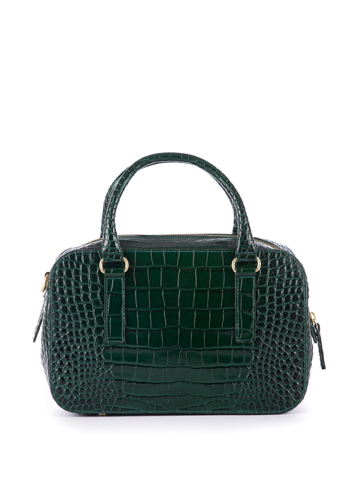 MORGAN polska torebka torebka handmade kuferek croco butelkowa zieleń.jpg