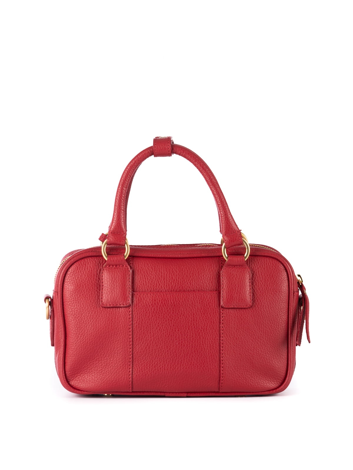 GITTE czerwona groszek skórzana torebka lgs.jpg