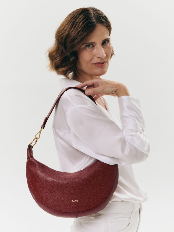 LUA bordowa skórzana torebka damska listonoszka torba na ramię.jpg