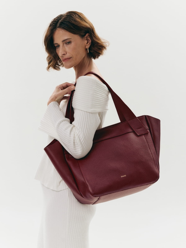 ISABELLA bordowa burgundowa skórzana torba shopper damska duża shopperka.jpg