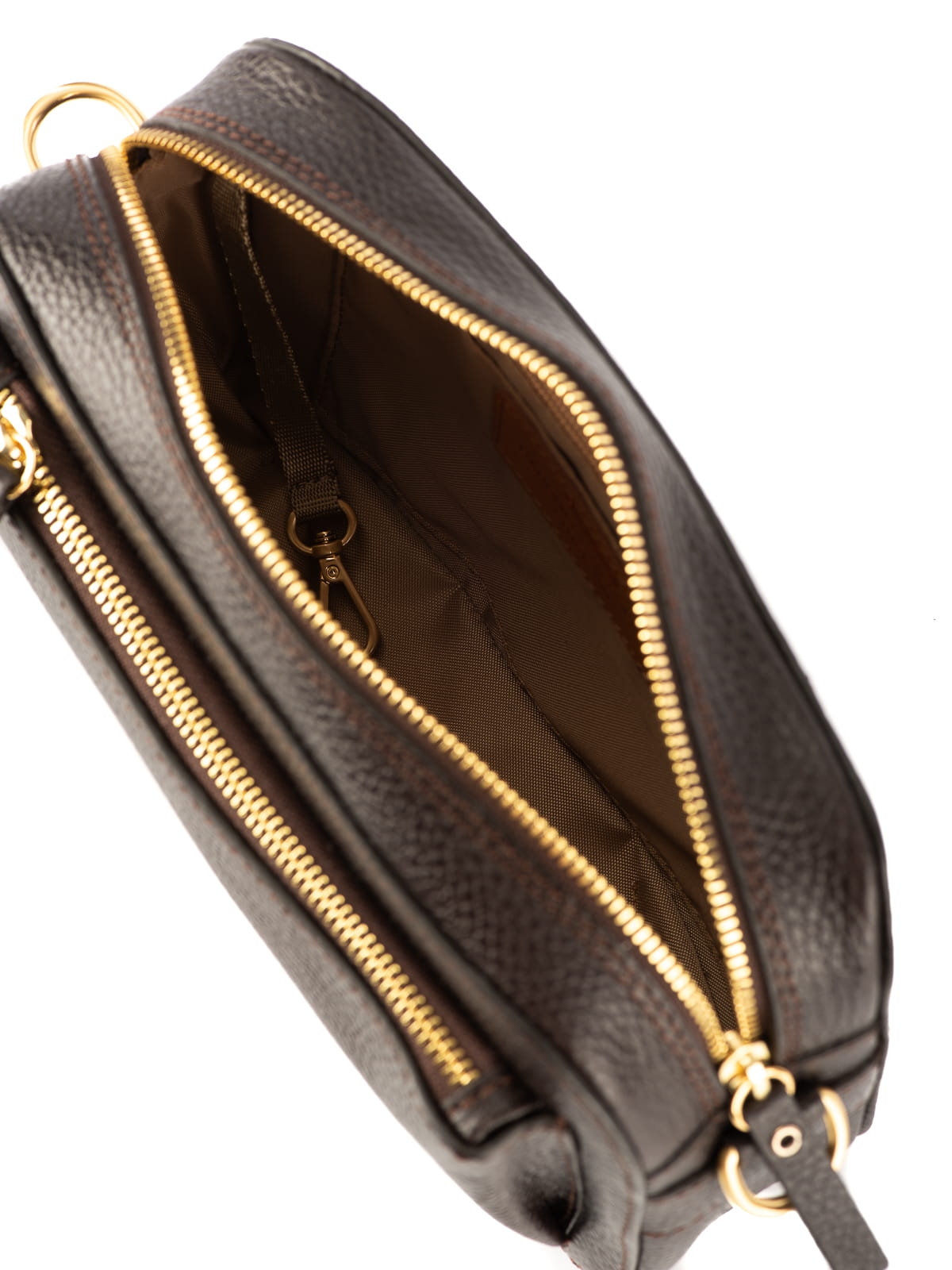 SALLY 1 brązowa groszek skórzana torebka damska listonoszka.JPG