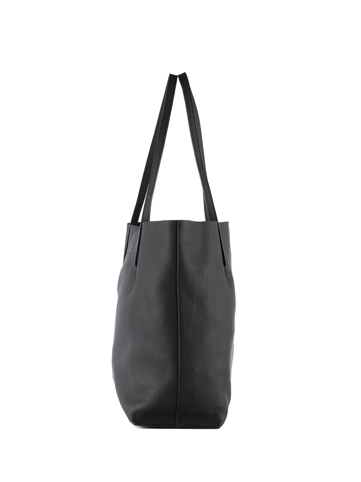 BLANKA czarna torba shopper damska duża skórzana shopperka.JPG