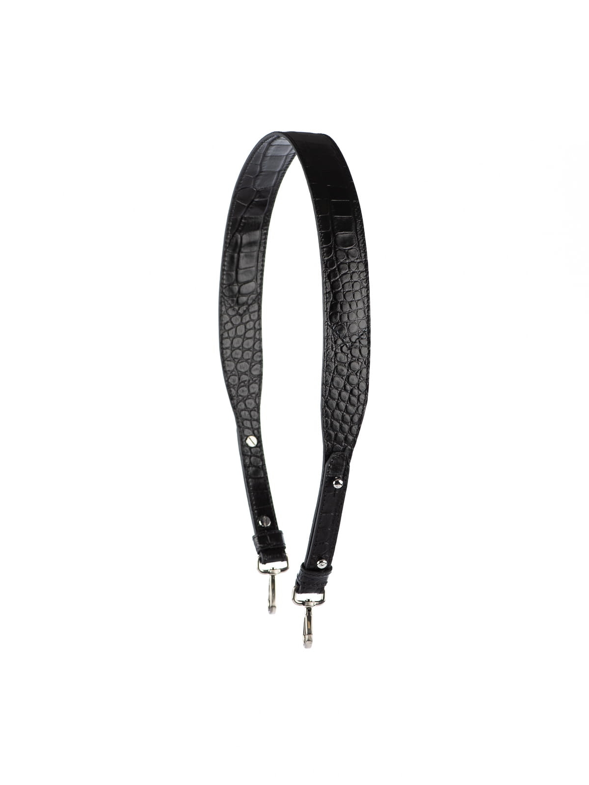 SKÓRZANY PASEK szeroki 4 cm do torebki czarny srebrne elementy.JPG