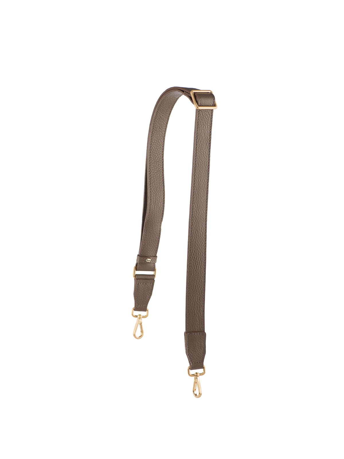 pasek do torebki skórzany taupe groszek 3 cm.JPG