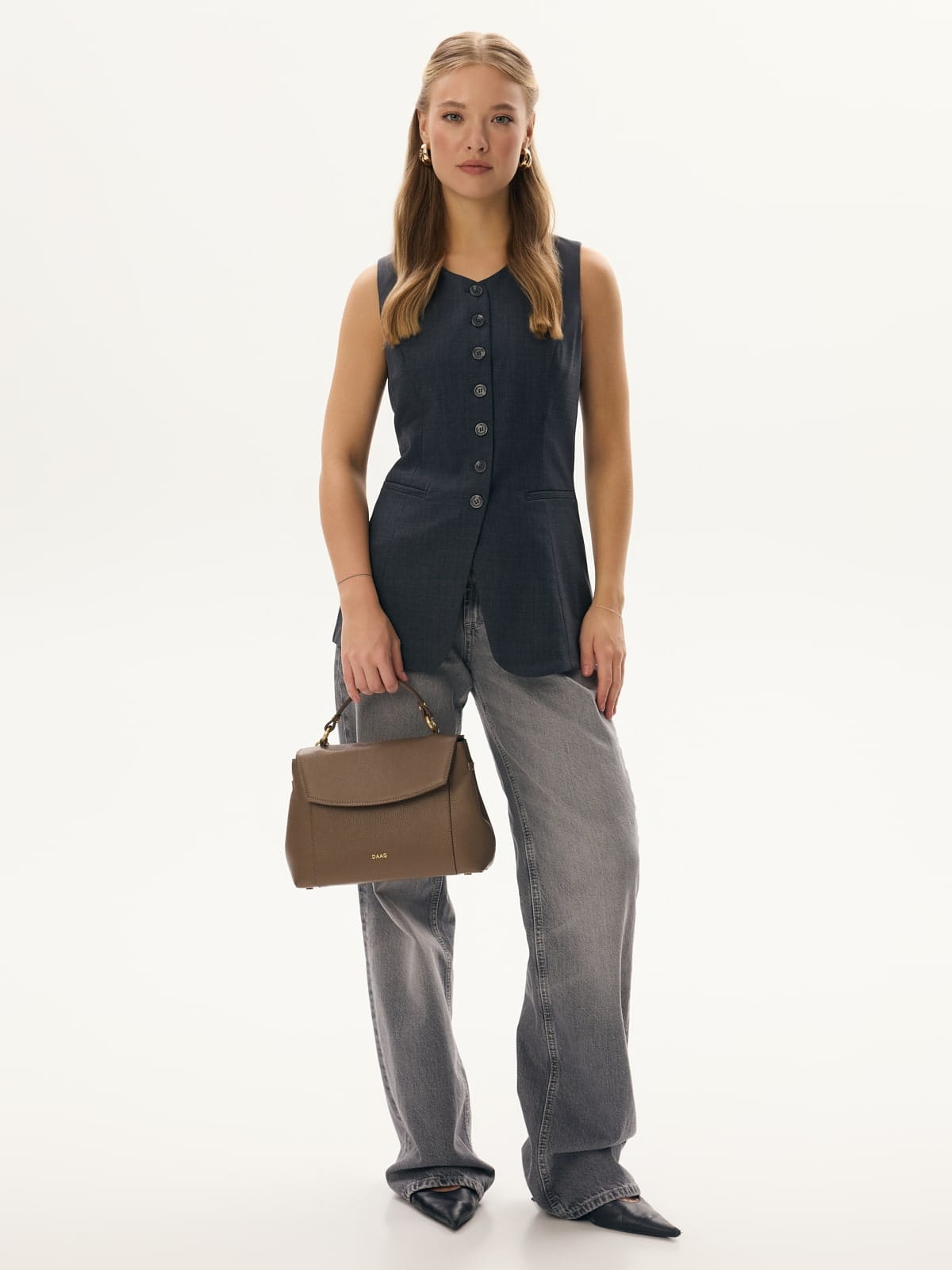 OPHELIA dark nude skórzana torebka damska kuferek do ręki.jpg