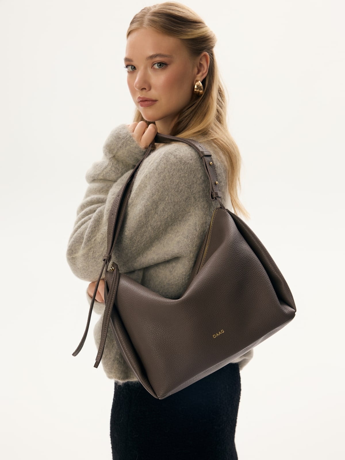 FLORENCE taupe skórzana torebka damska listonoszka torba na ramię.jpg