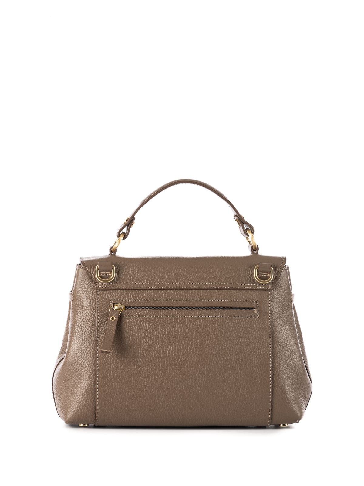 OPHELIA dark nude groszek skórzana torebka damska kuferek do ręki.JPG