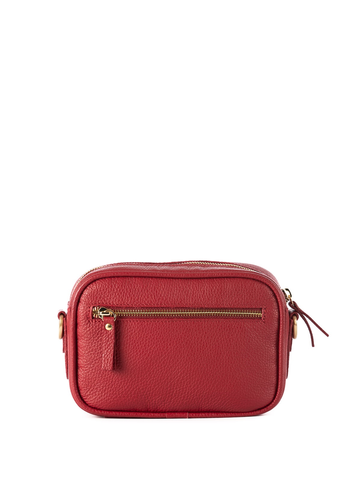 BETTY czerwona mała skórzana torebka damska listonoszka.JPG