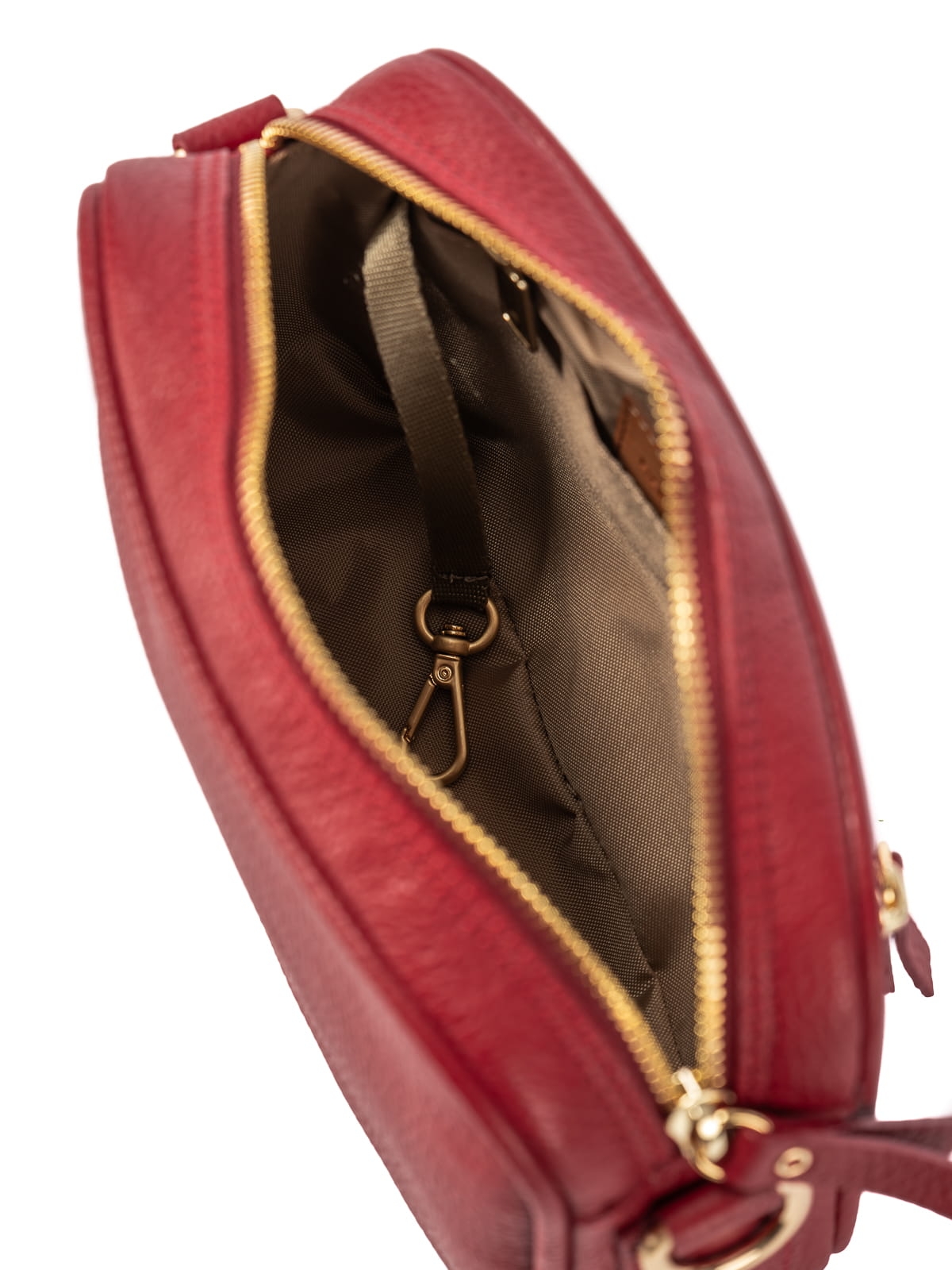 BETTY czerwona mała skórzana torebka damska listonoszka.JPG