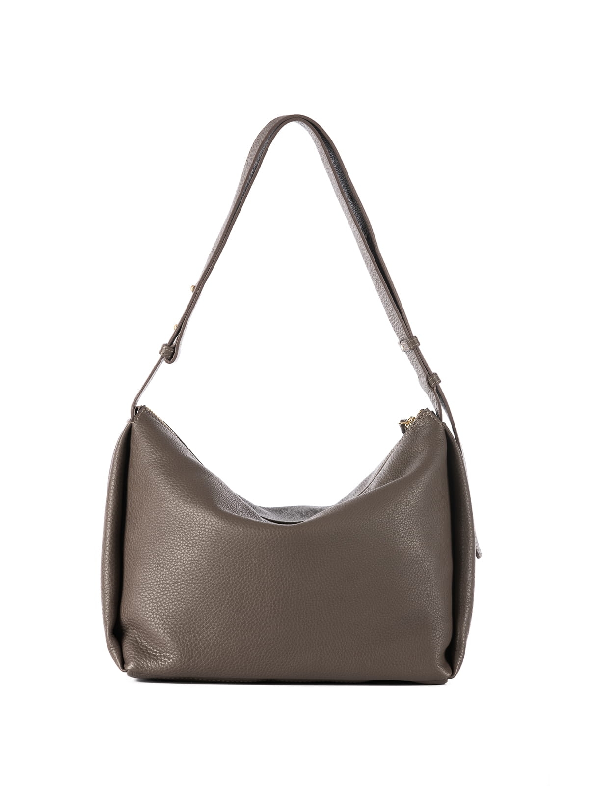 FLORENCE taupe skórzana torebka damska listonoszka torba na ramię.JPG