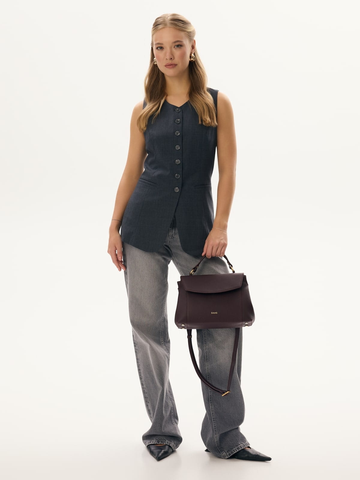 OPHELIA śliwkowa groszek skórzana torebka damska do ręki.jpg