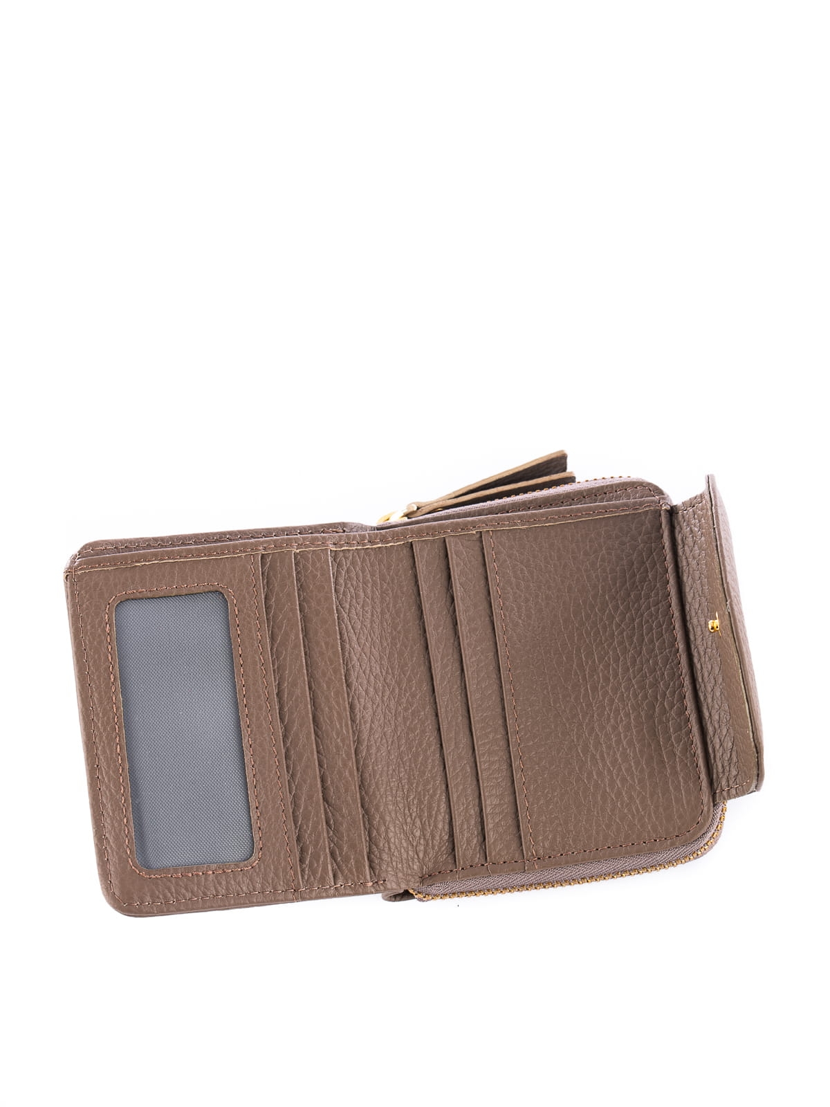 taupe portfel damski skórzany taupe groszek.JPG