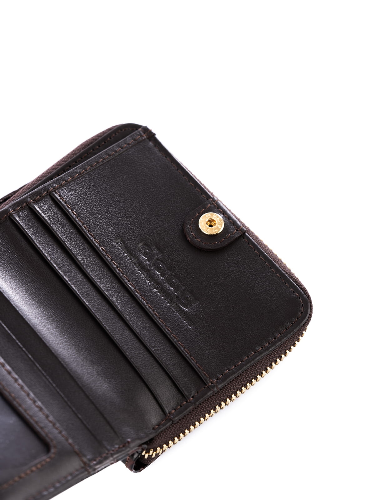 DIANA brązowy  damski portfel skórzany croco.JPG