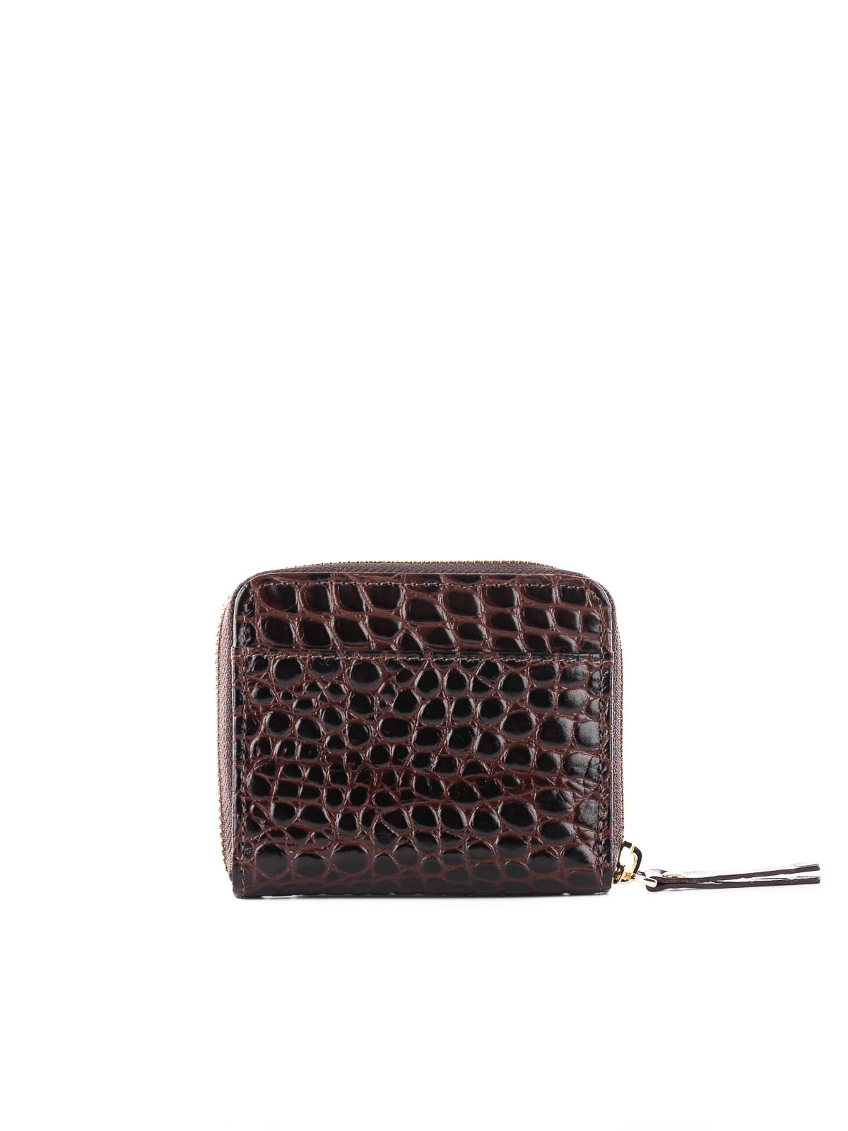DIANA brązowy portfel damski brązowy skórzany croco.JPG