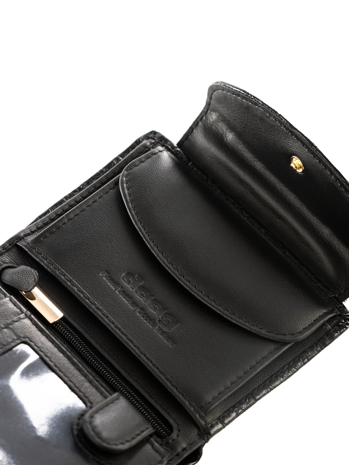 MELANIE czarny croco skórzany portfel damski.JPG