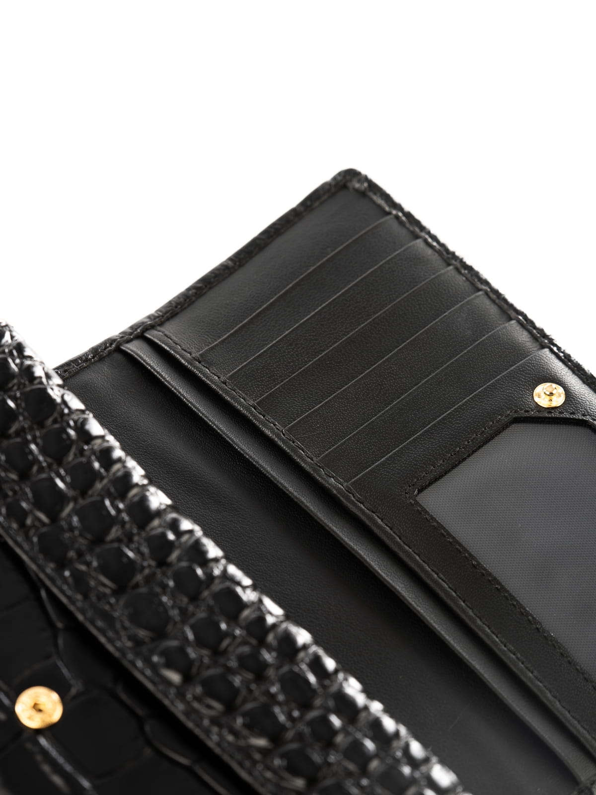 ELVA czarny skórzany portfel damski croco czarny.JPG