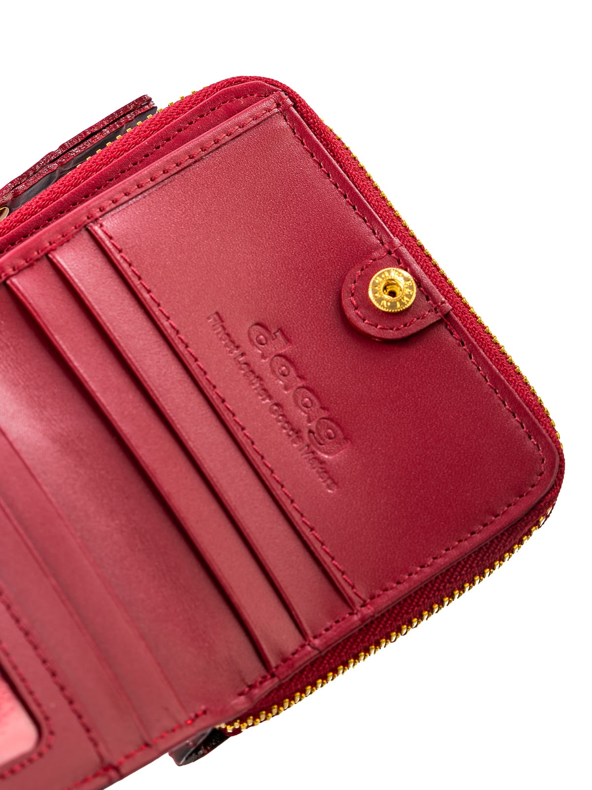 DIANA czerwony  damski portfel skórzany czerwony croco.JPG