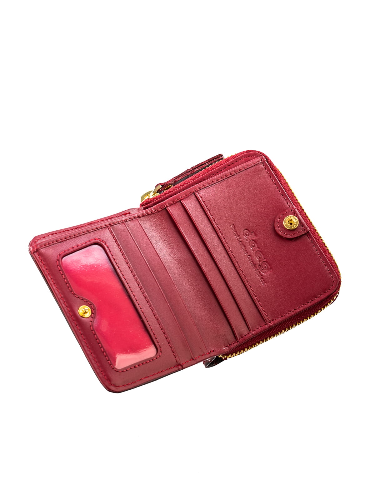 DIANA czerwony damski portfel croco skórzany.JPG