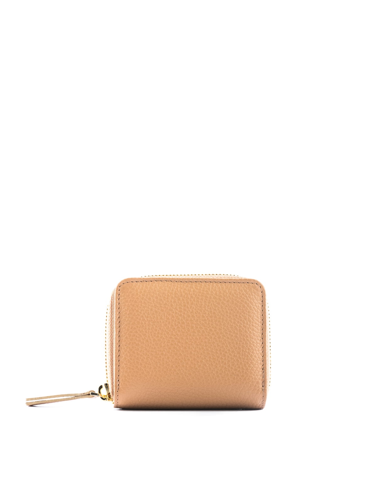 DIANA beżowy  damski portfel skórzany groszek.JPG