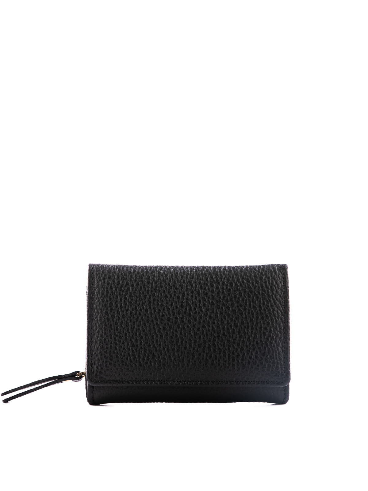 LINDA czarny gtoszek skórzany portfel damski groszek.JPG