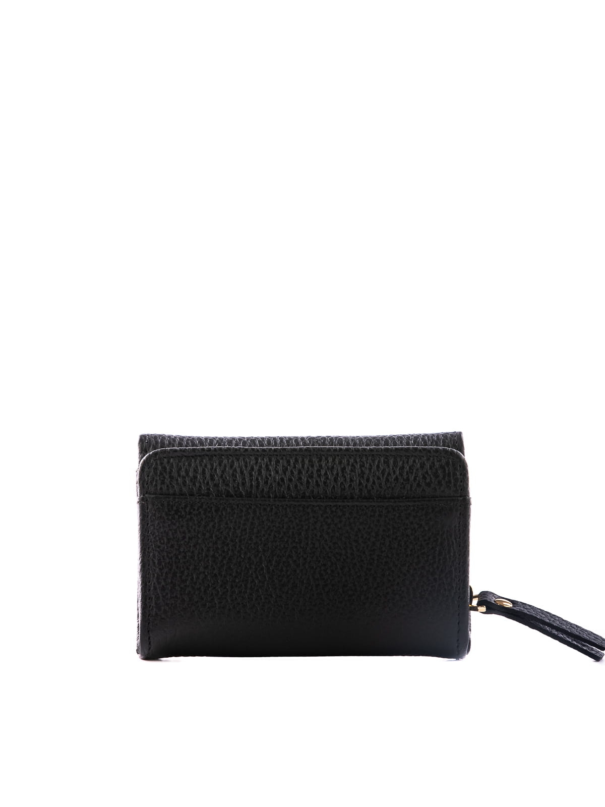 LINDA skórzany portfel damski czarny groszek.JPG