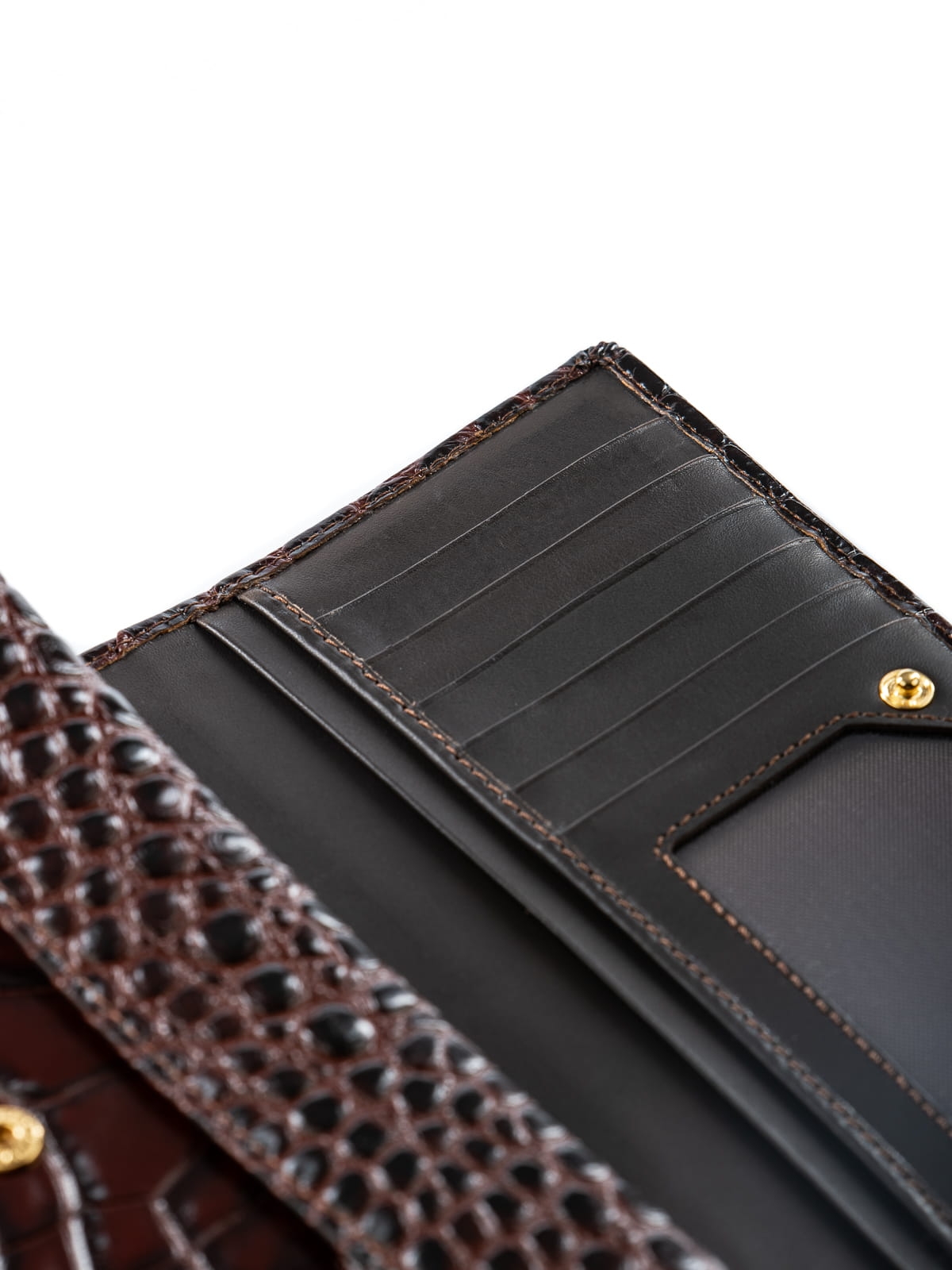 ELVA brąz croco skórzany portfel damski brązowy.JPG