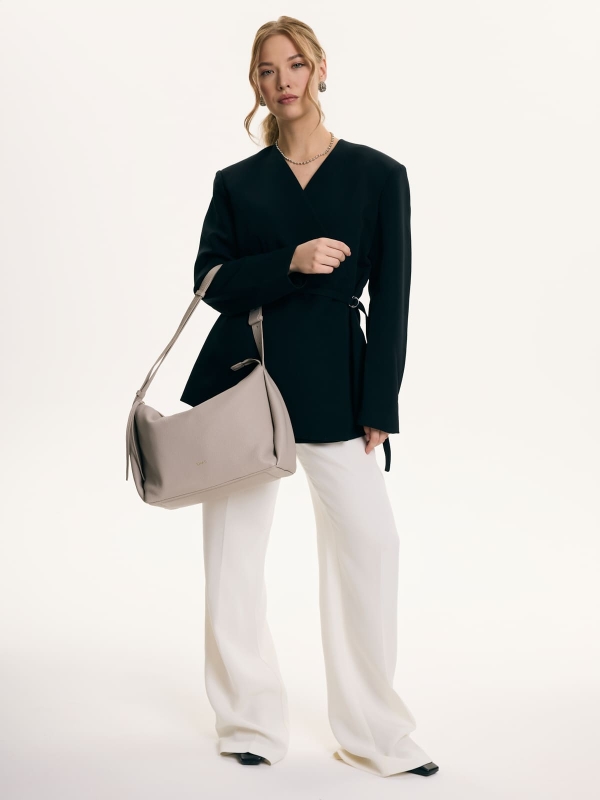 FLORENCE jasnoszara skórzana torebka damska listonoszka torba na ramię.jpg