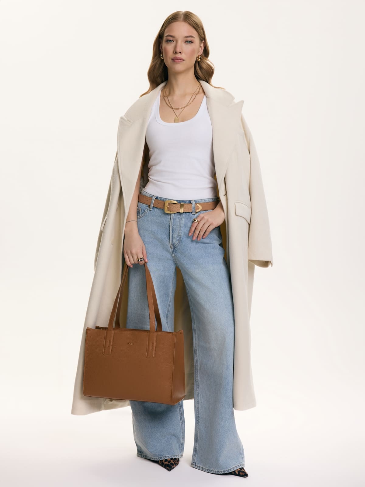 MINI HERMIONA koniak skórzana torba shopper shopperka.jpg