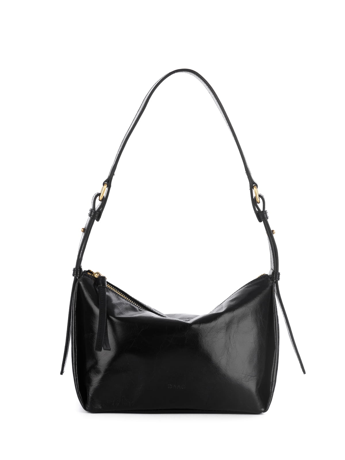 MINI FLORENCE czarny połysk skóra naturalna torebka damska listonoszka torba na ramię.JPG